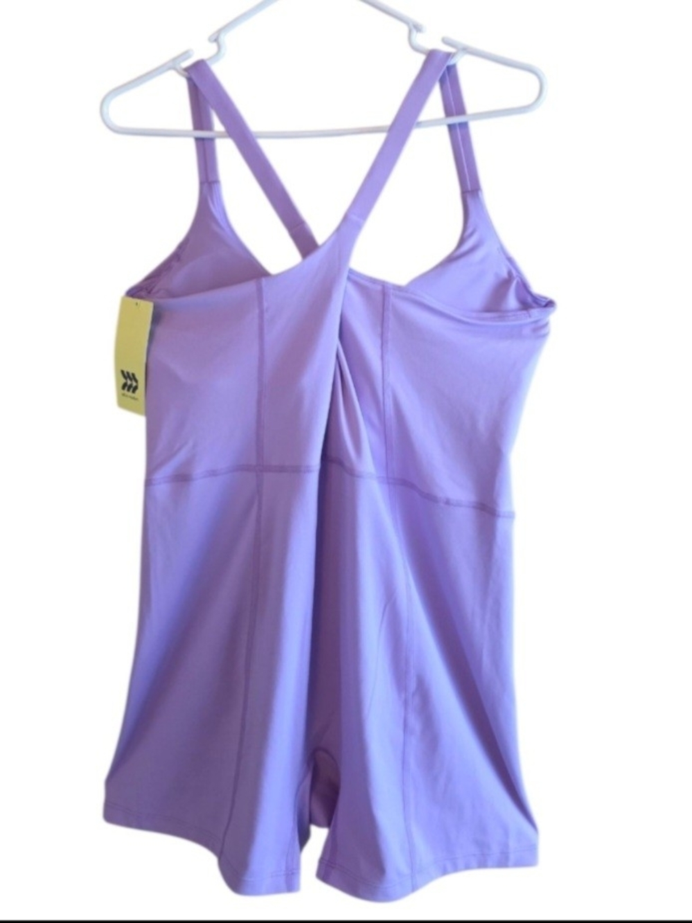 NWOT. Lilac Active One-Piece Romper